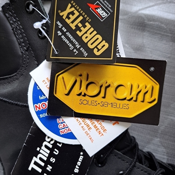 STC safety women's boots with vibram soles Made in Canada black sizs 8.5… - Picture 13 of 16